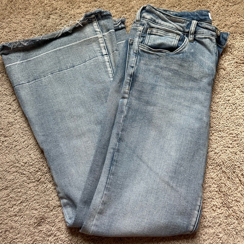Women's Light Blue Flare Jeans